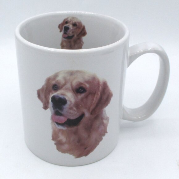 Golden Retriever Dog Breed Ceramic Mug By Bowwowmeows   clo - Picture 1 of 6
